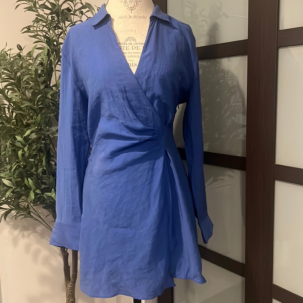 NWT Zara Blue Dress